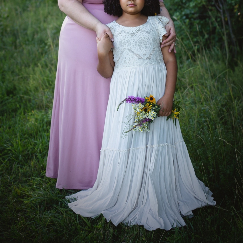 Joyfolie Viola bohemian ivory dress